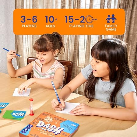 Binca Fletter Dash – Fast-Paced Word Game for Kids & Adults | Fun, Competitive & Educational | Ages 7+ (3-6 Players)