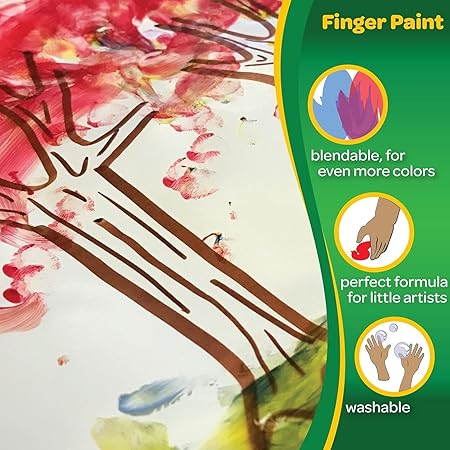 Crayola® Bold Washable Fingerpaint, 3ct