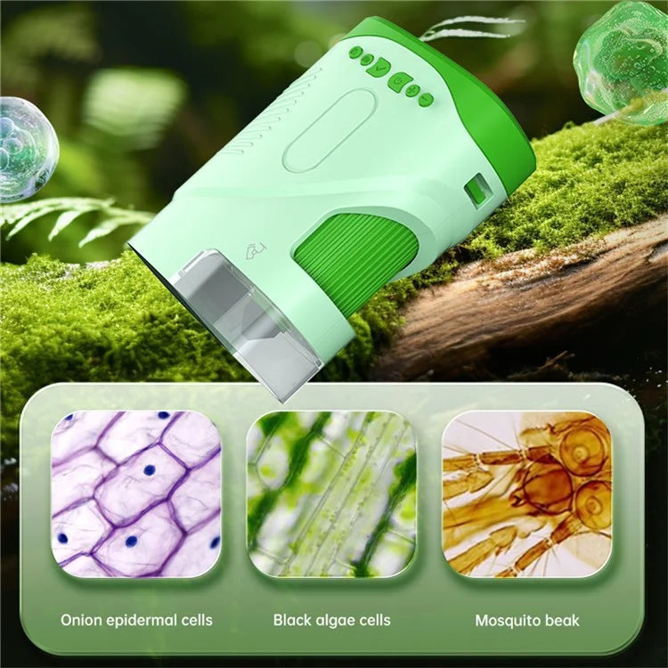 3-in-1 Kids Electronic Microscope & Telescope – 800x Zoom with Video & Photo Capture | STEM Science Toy