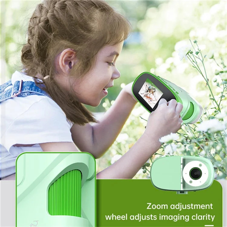3-in-1 Kids Electronic Microscope & Telescope – 800x Zoom with Video & Photo Capture | STEM Science Toy