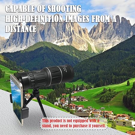 16x52 HD Monocular Telescope π β High-Power Zoom Scope | Waterproof, Compact & Portable