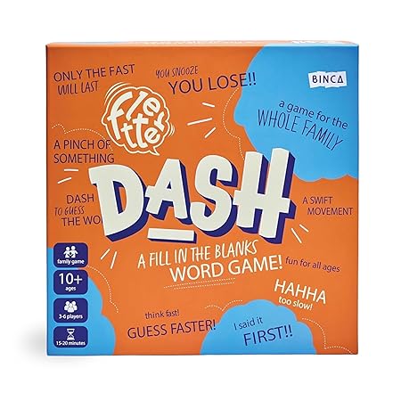 Binca Fletter Dash – Fast-Paced Word Game for Kids & Adults | Fun, Competitive & Educational | Ages 7+ (3-6 Players)
