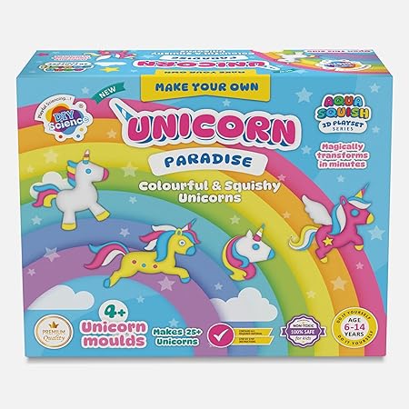 DIY – Make Your Own Colorful & Squishy Sea Creatures, Dinosaurs, Unicorns & More | 3D Moulding Science Activity for Kids (Ages 6-14)