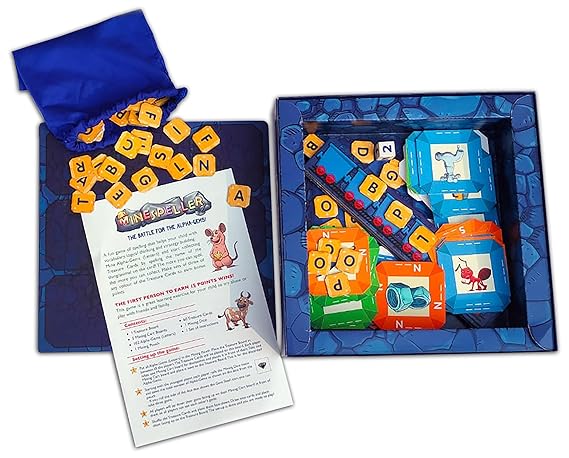 Frank Minespeller Board Games for Kids 4+ Years | 2-4 Players Fun & Challenging Brain Booster Family Game |