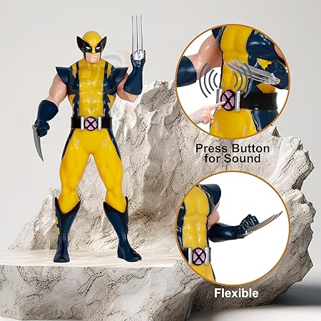 Avengers Action Figures with Light-Up Chest β Premium Hero Toys with Sound & LED Effect