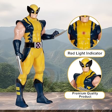 Avengers Action Figures with Light-Up Chest β Premium Hero Toys with Sound & LED Effect