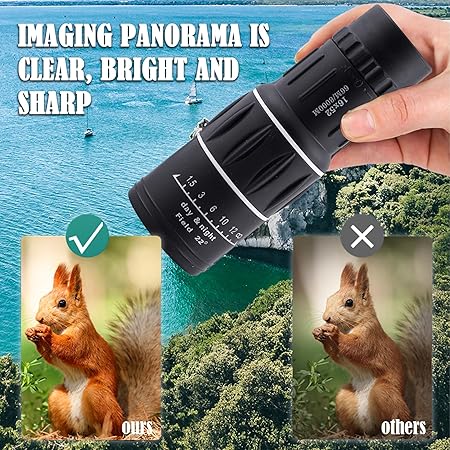 16x52 HD Monocular Telescope π β High-Power Zoom Scope | Waterproof, Compact & Portable