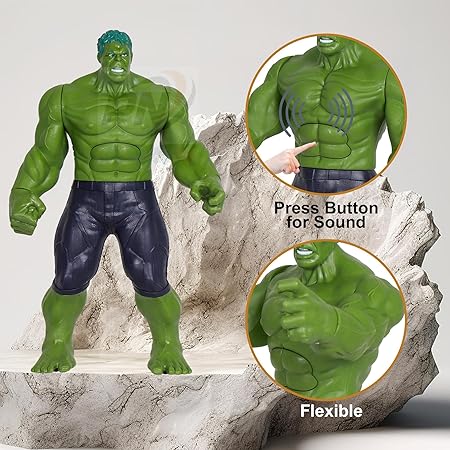 Avengers Action Figures with Light-Up Chest β Premium Hero Toys with Sound & LED Effect