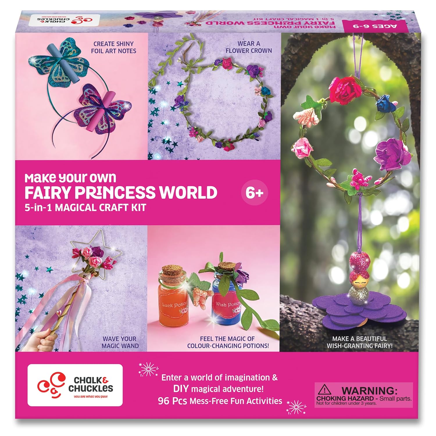  Foil Fun Art Kit for Kids: Foil Art Fairy Princess
