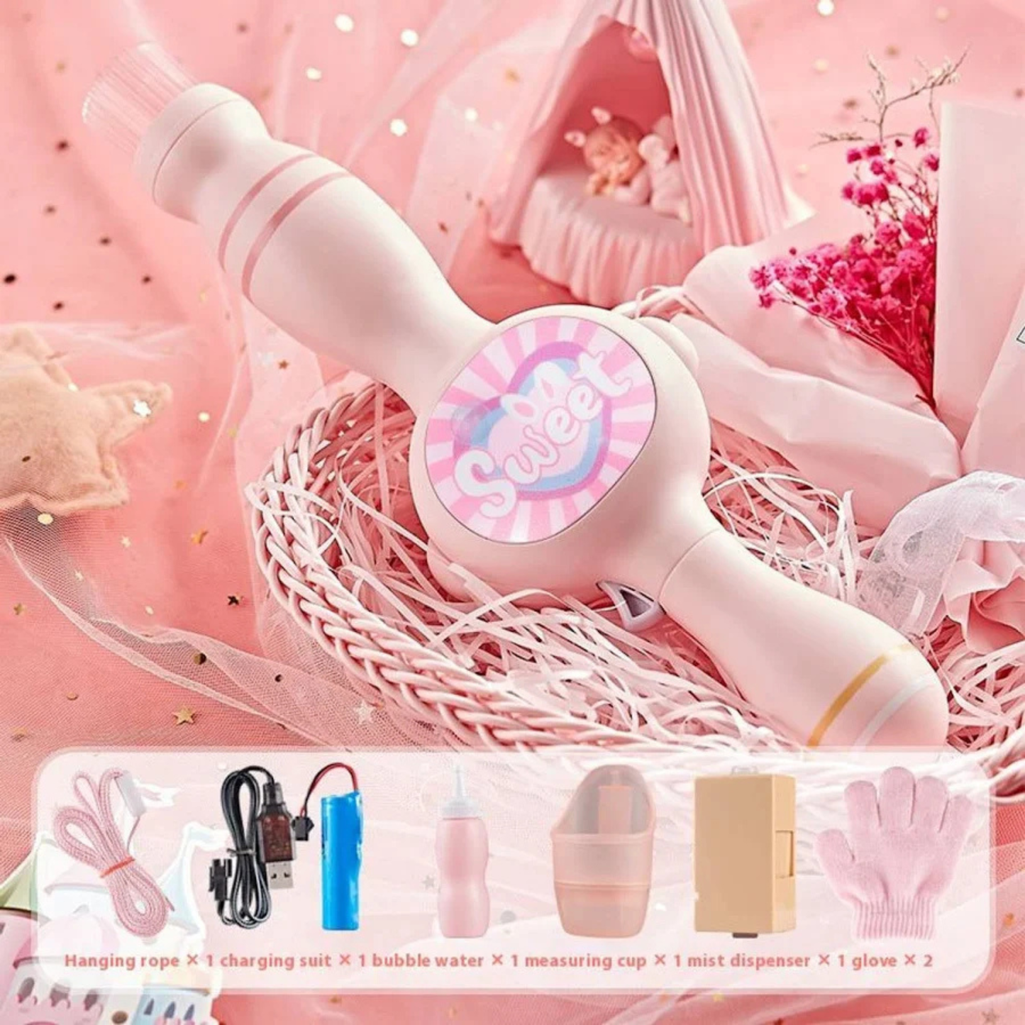 Magic Smoke Bubble Machine for Kids