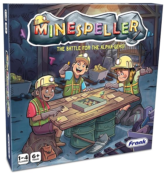 Frank Minespeller Board Games for Kids 4+ Years | 2-4 Players Fun & Challenging Brain Booster Family Game |
