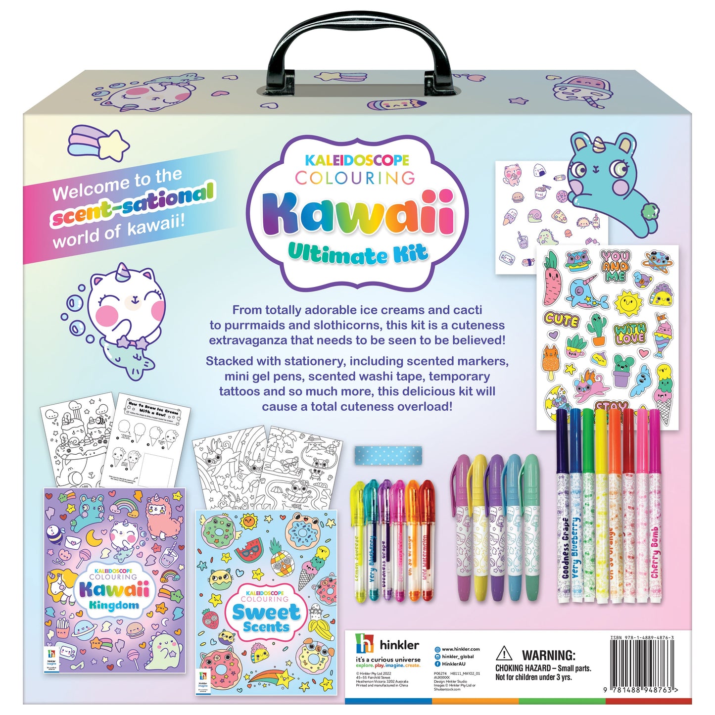 Kaleidoscope Colouring: Kawaii Ultimate Activity Kit