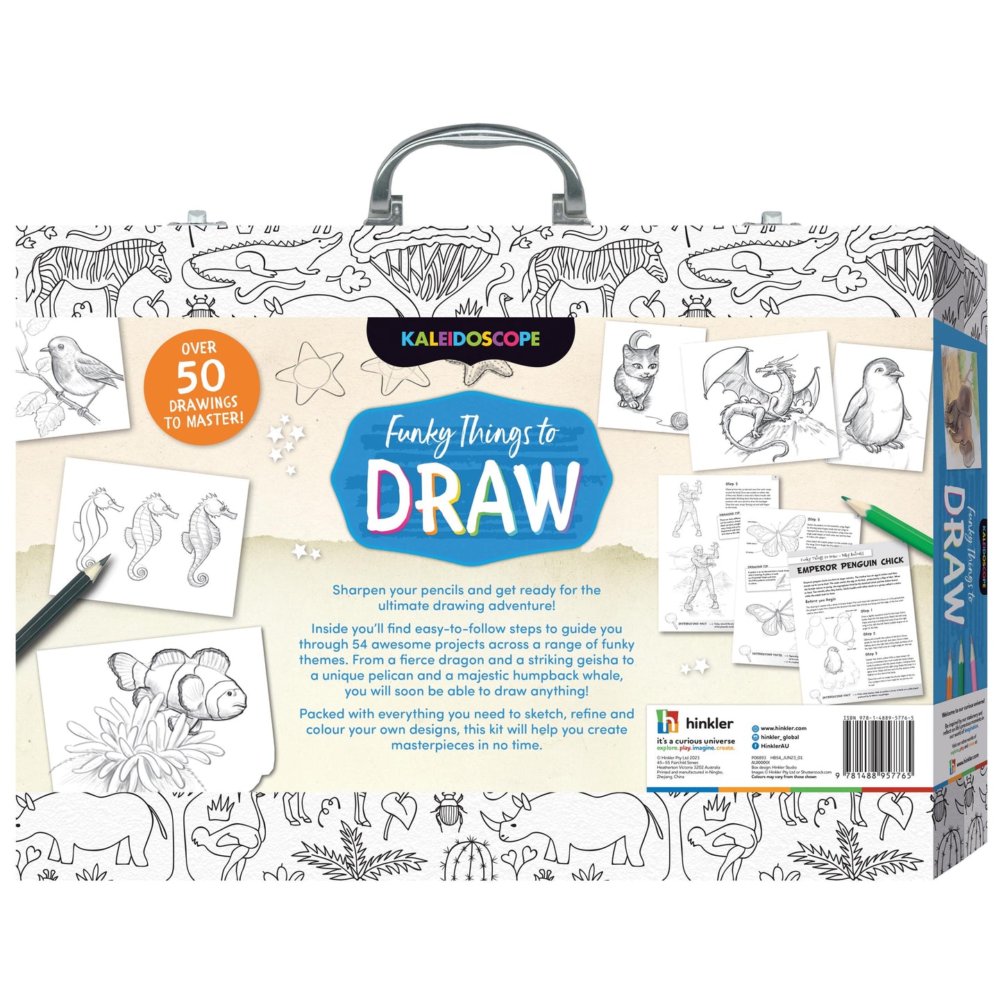 Kaleidoscope Funky Things to Draw Carry Case
