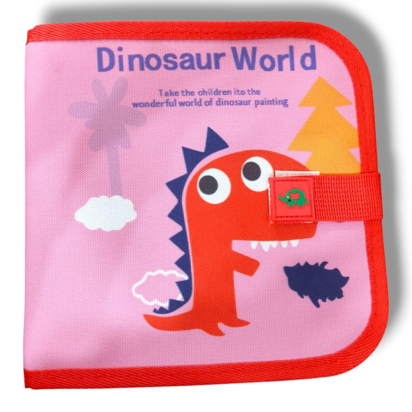 Dinosaur Drawing Board for Kids – Reusable Pages with 12 Colored Pens