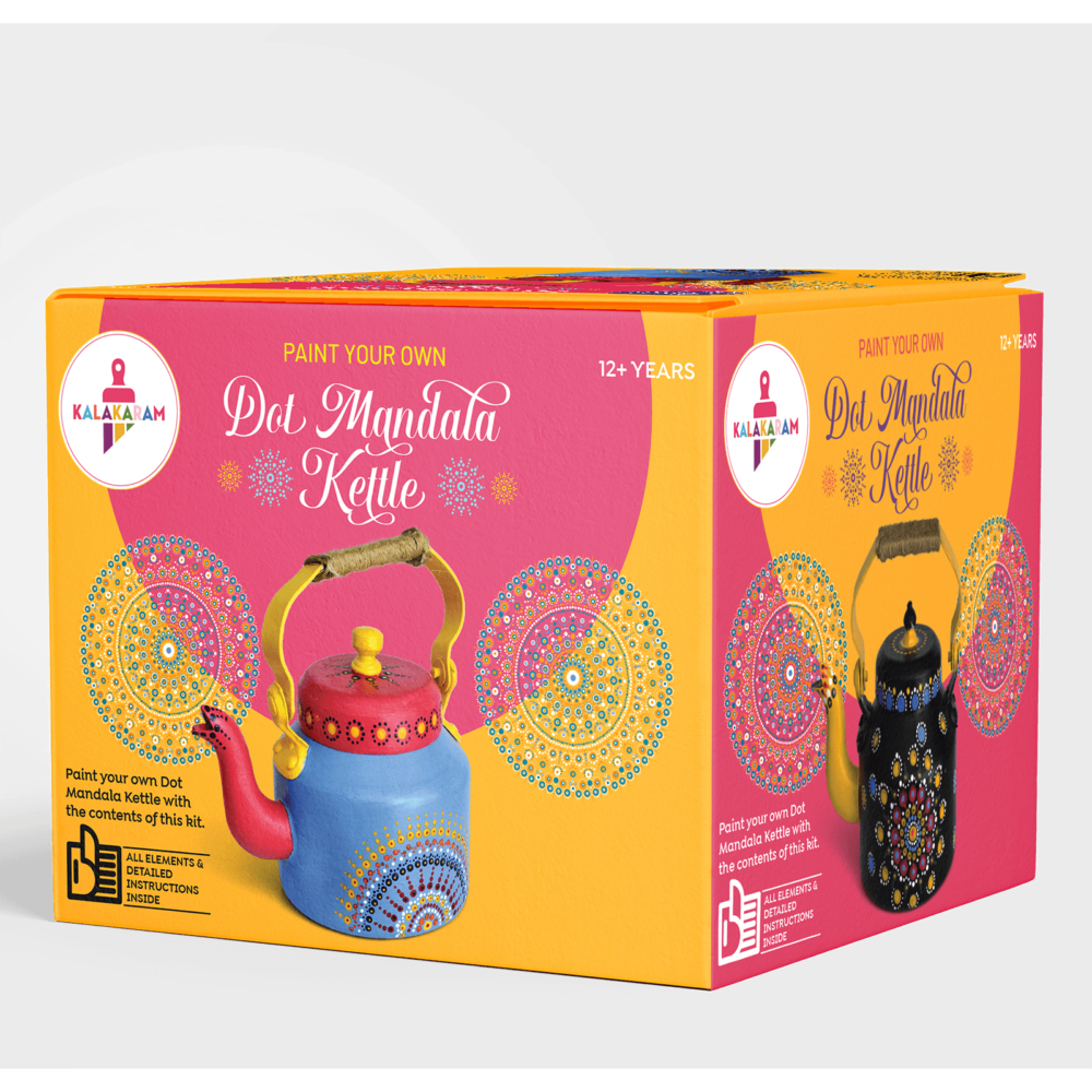 Paint Your Own Dot Mandala Kettle