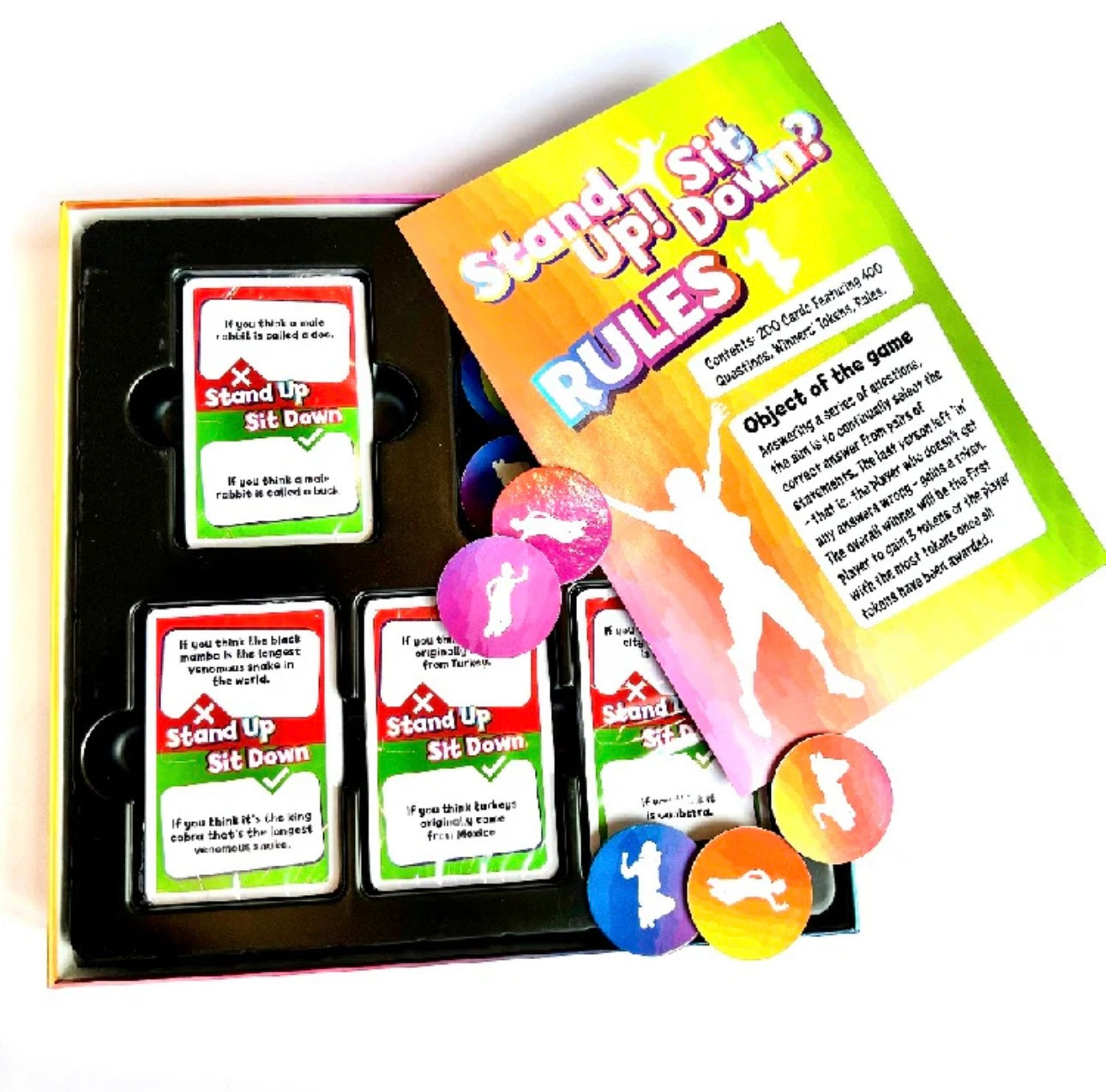 Stand Up Sit Down Board game