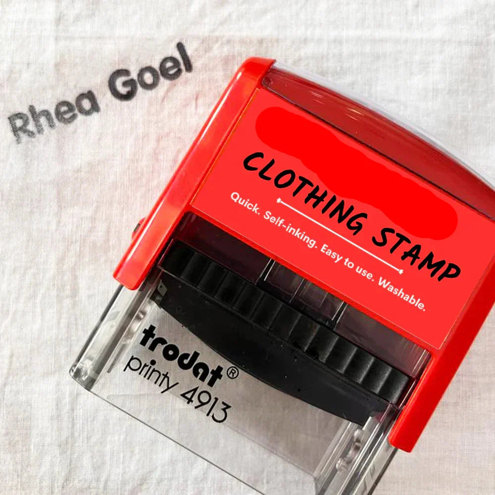 Customized Clothing Name Stamps for Kids