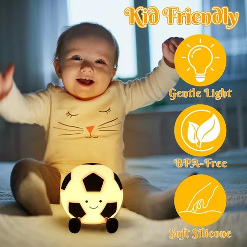 Silicone Night Light for Kids β Soft & Safe, USB Rechargeable, Auto-Off Timer, Soothing Bedtime Glow