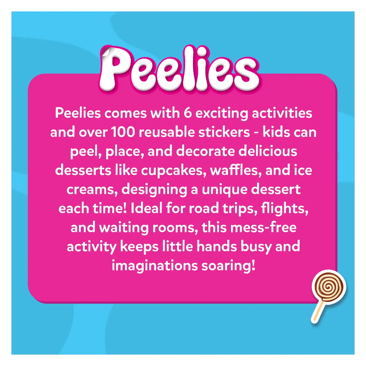 Peelies: Dessert Chef | Reusable Sticker Activity Book