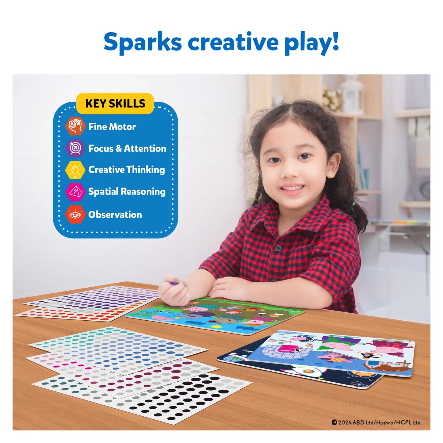 Dot it! - Peppa Pig | No Mess Stickering Activity
