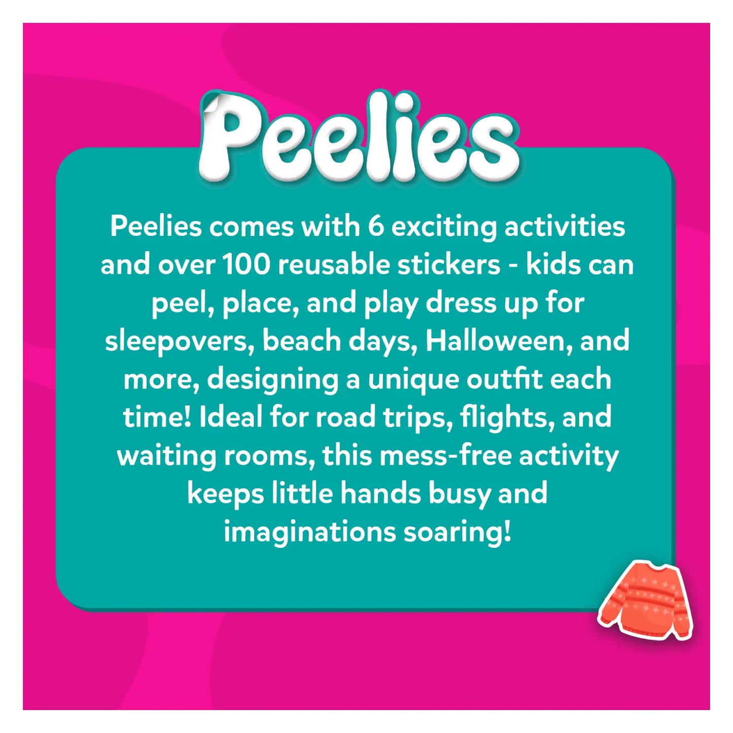 Peelies: Dress Up! | Reusable Sticker Activity Book