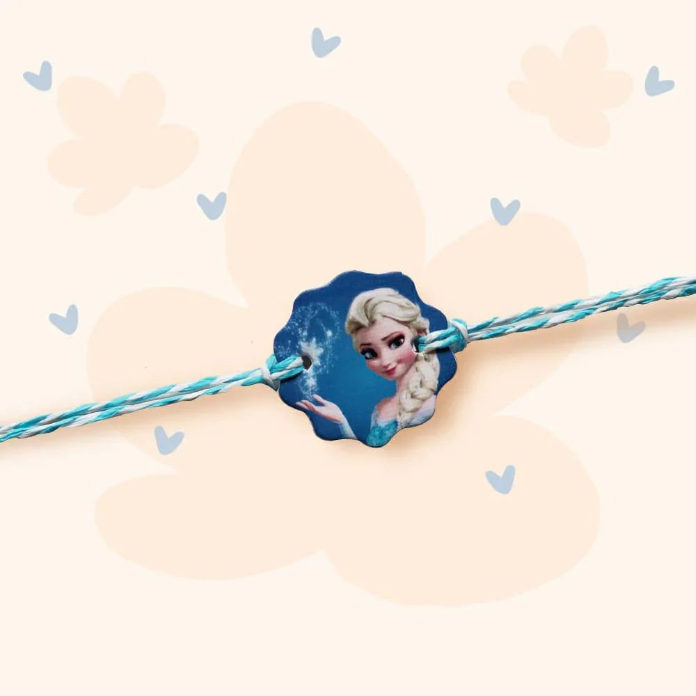 Babble Wrap Frozen Elsa Craft Rakhi