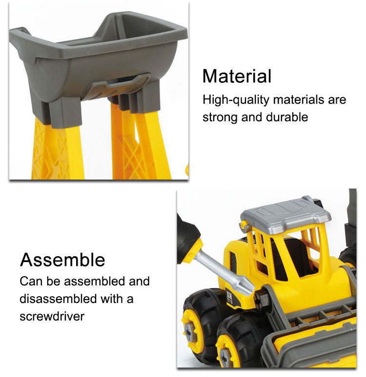 DIY Engineering Vehicle Assembly Toys
