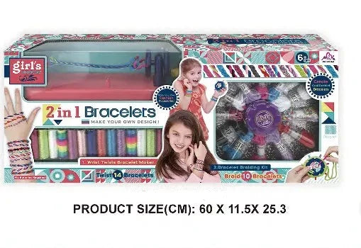 Girls Creator - 2in1 Double The Fun Braiding Kit