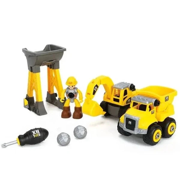 DIY Engineering Vehicle Assembly Toys