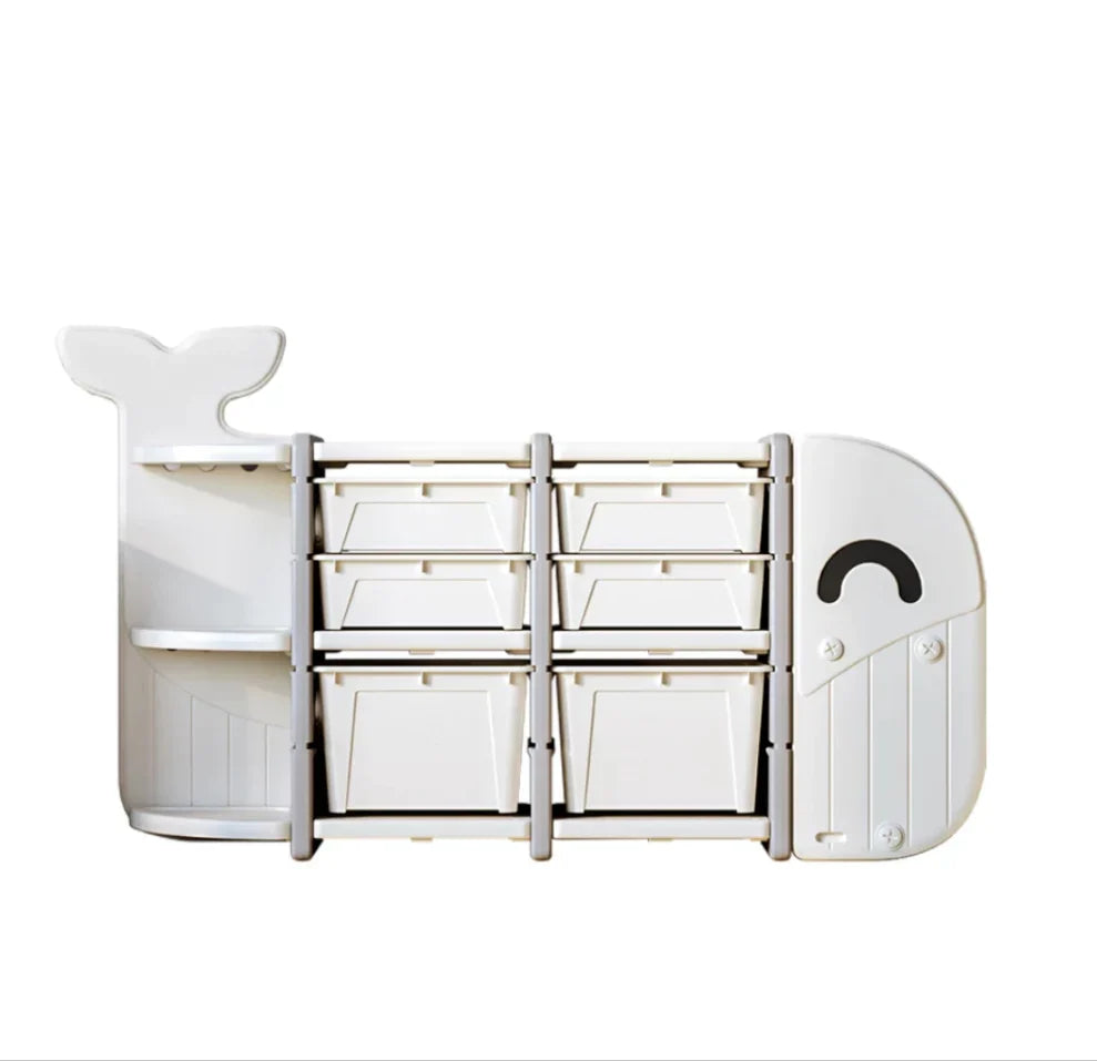 WHALE CHILDRENS TOY RACK ORGANIZER