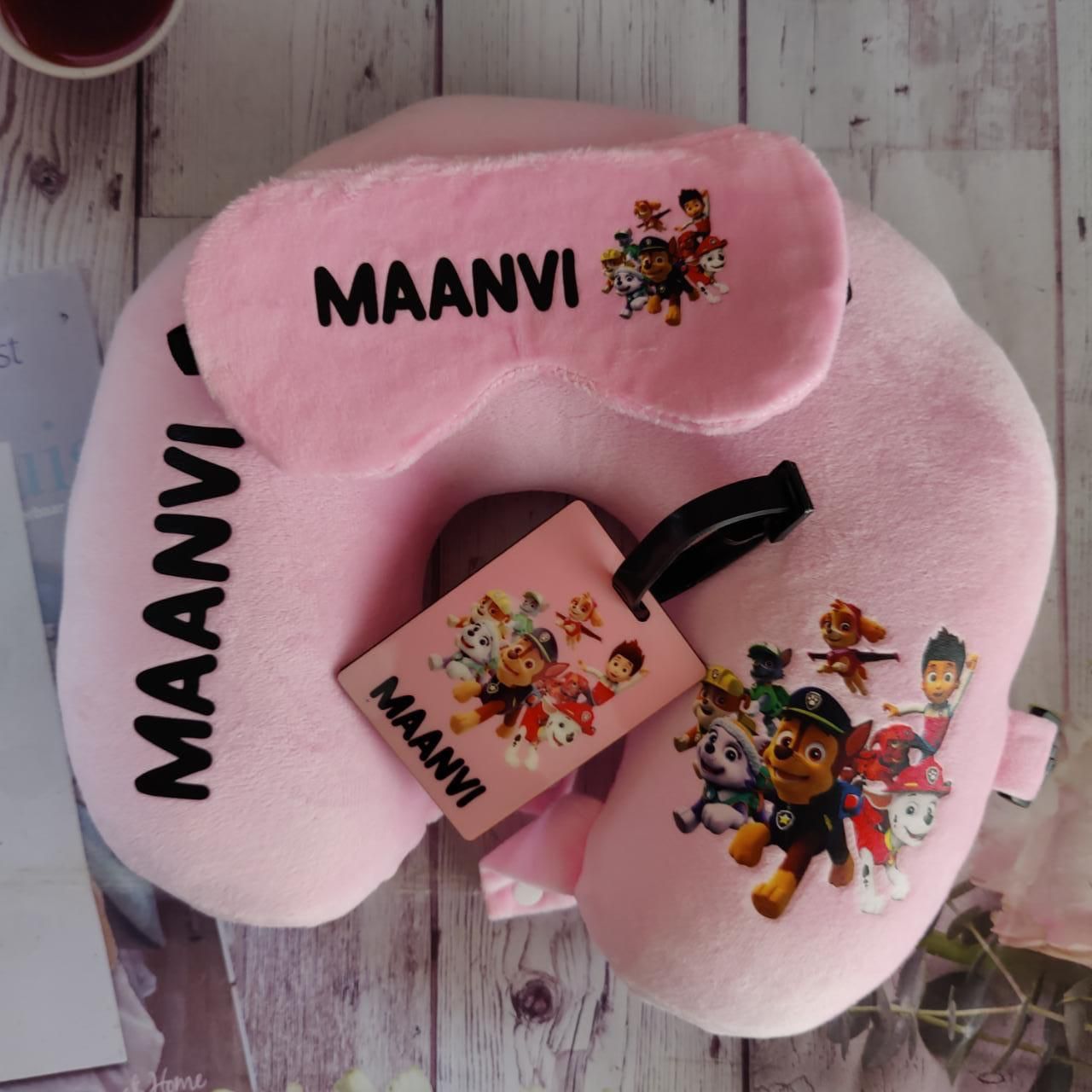 Personalized Neck Pillow Set