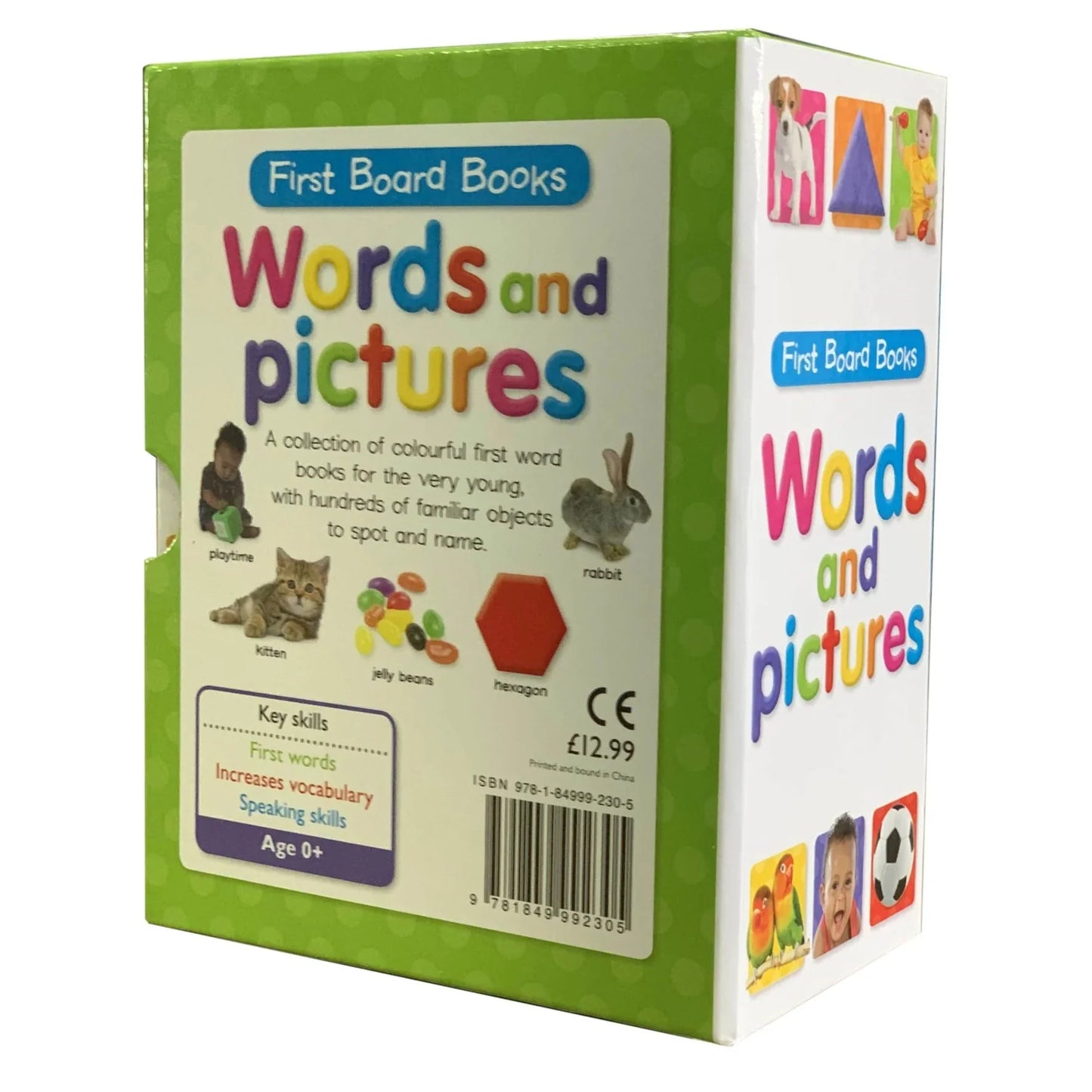 First Board Books Words and Pictures Slipcase