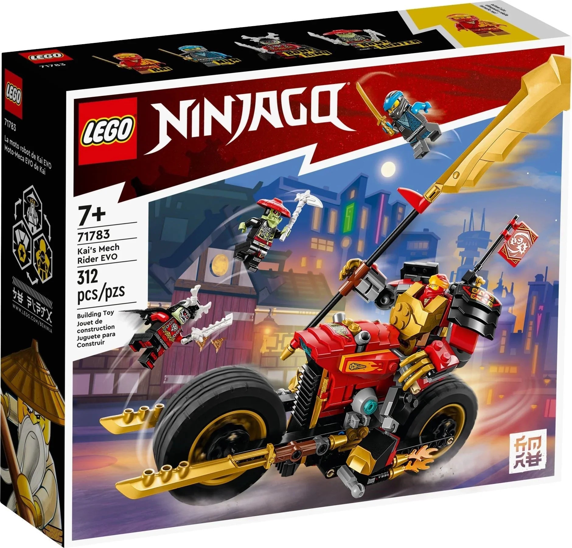LEGO Ninjago 71783 Kai's Mech Rider EVO – - Main Image