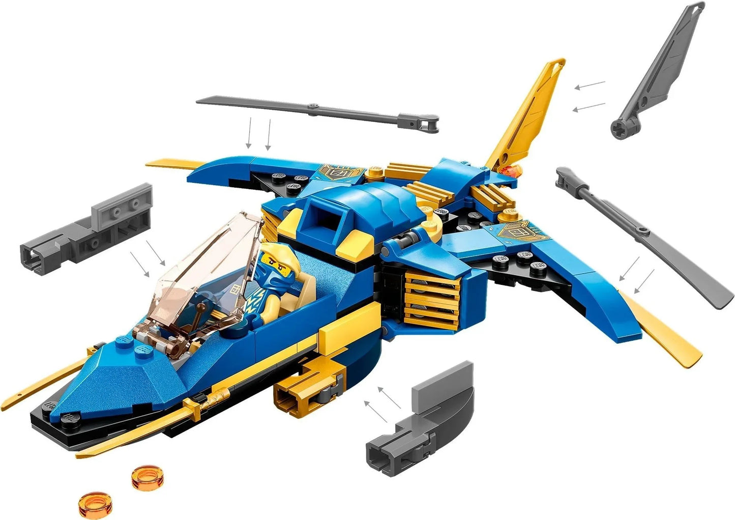 LEGO Ninjago 71784 Jays Lightning Jet EVO