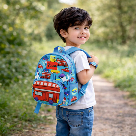 Little City Explorer For Todlers & Kids -Skyline Traffic Backpack