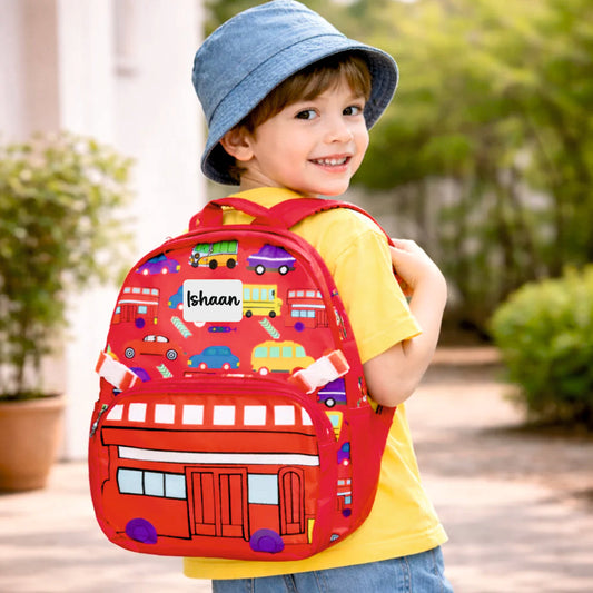 Little City Explorer For Todlers & Kids - London Bus Backpack