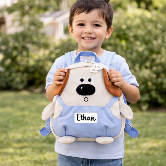 Little Paws Preschool Adventure Collection -Biscuit Bear Overalls Backpack