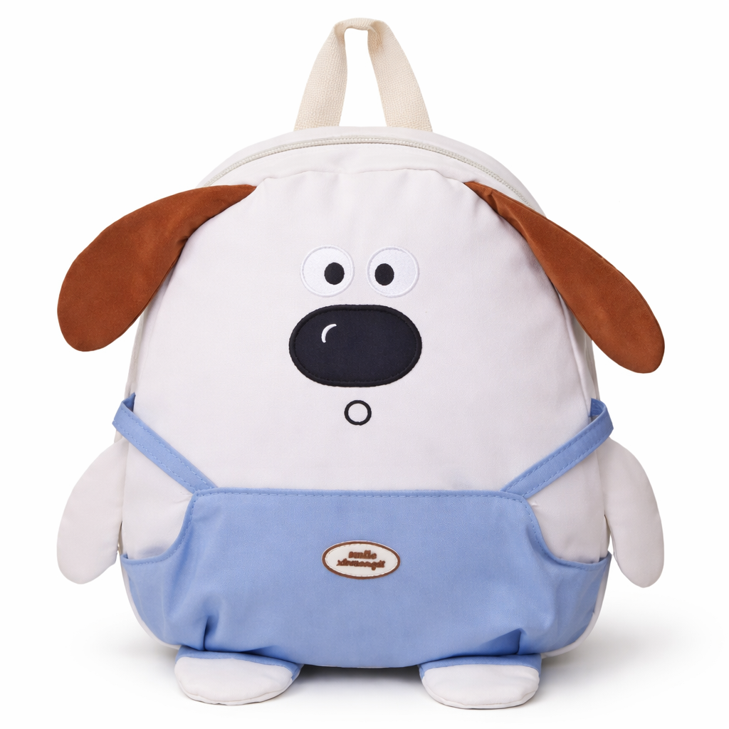 Little Paws Preschool Adventure Collection - Milo Blue Overalls Backpack