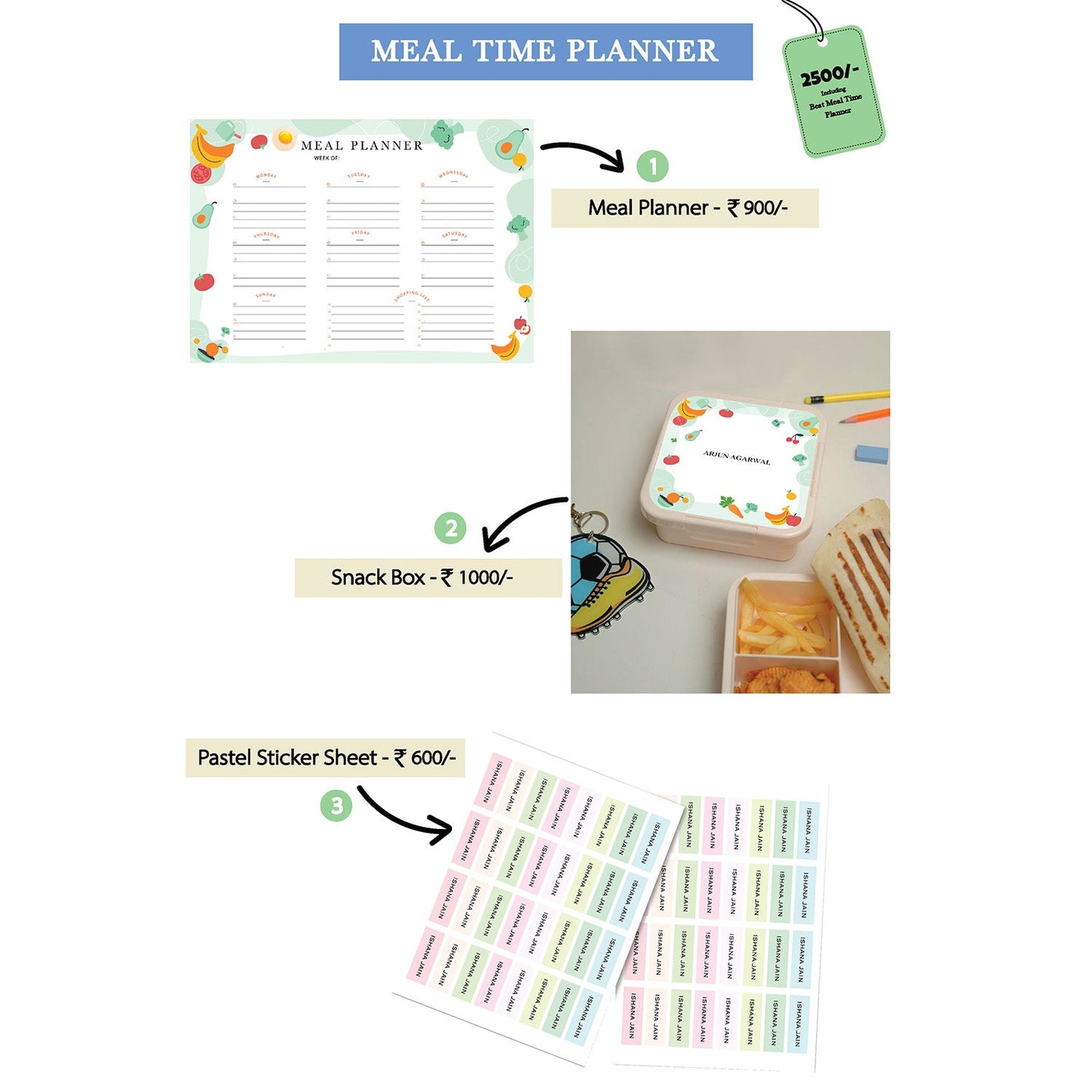 The Meal Masterplan | Meal Time Planner Kit