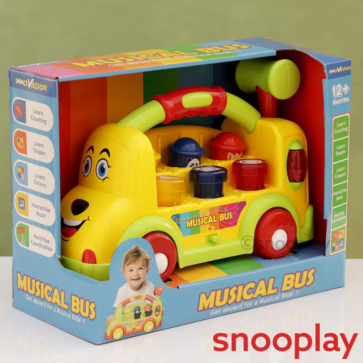 Musical Bus Toy for Kids