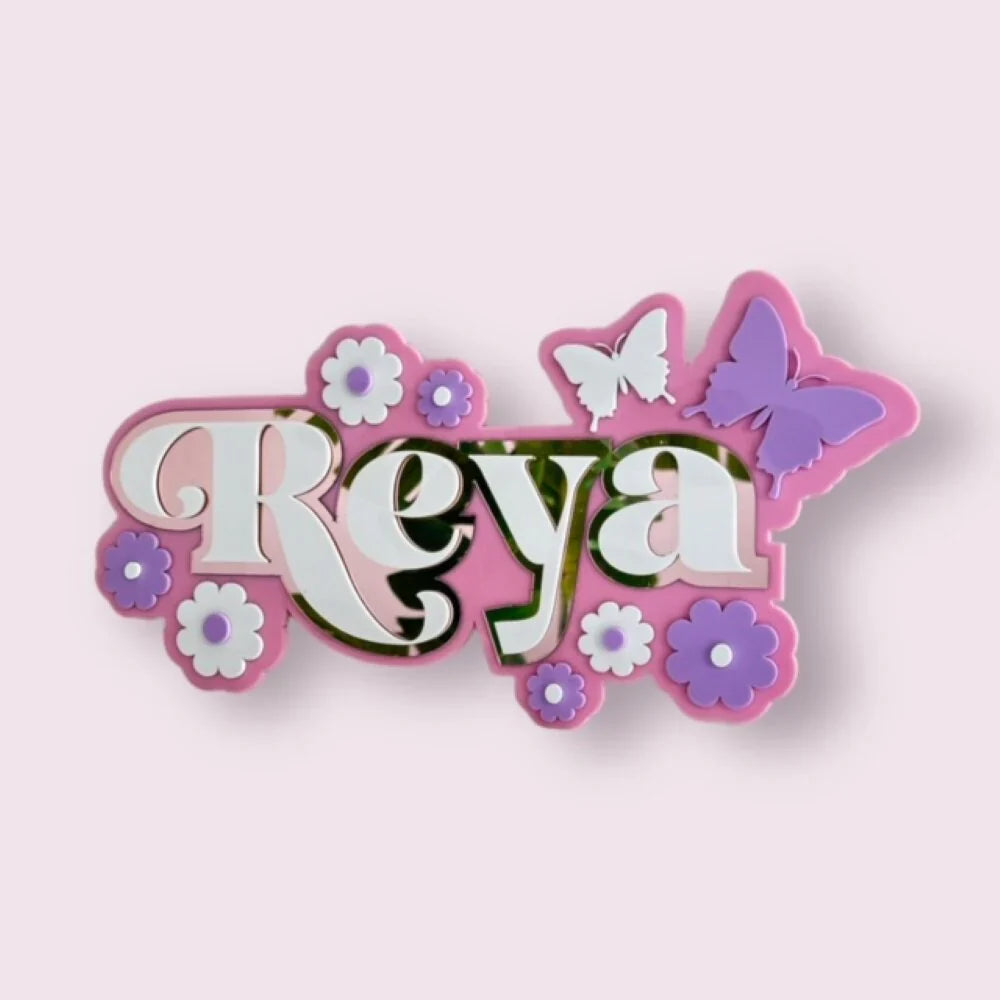 3 Layer Name Plaque - (Upto 10 Letters)