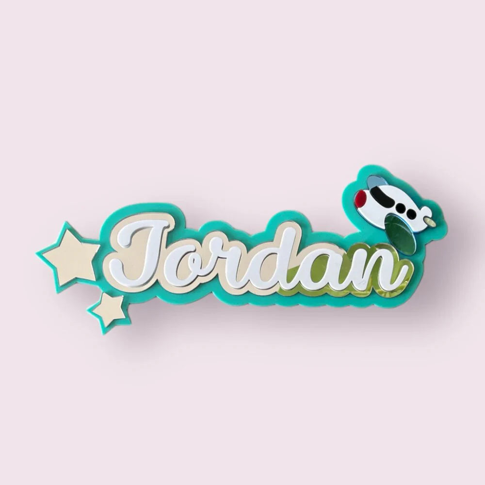 3 Layer Name Plaque - (Upto 10 Letters)