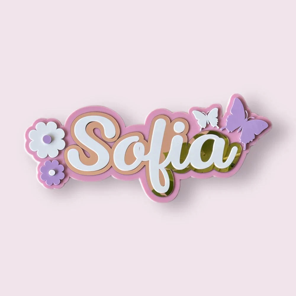 3 Layer Name Plaque - (Upto 10 Letters)