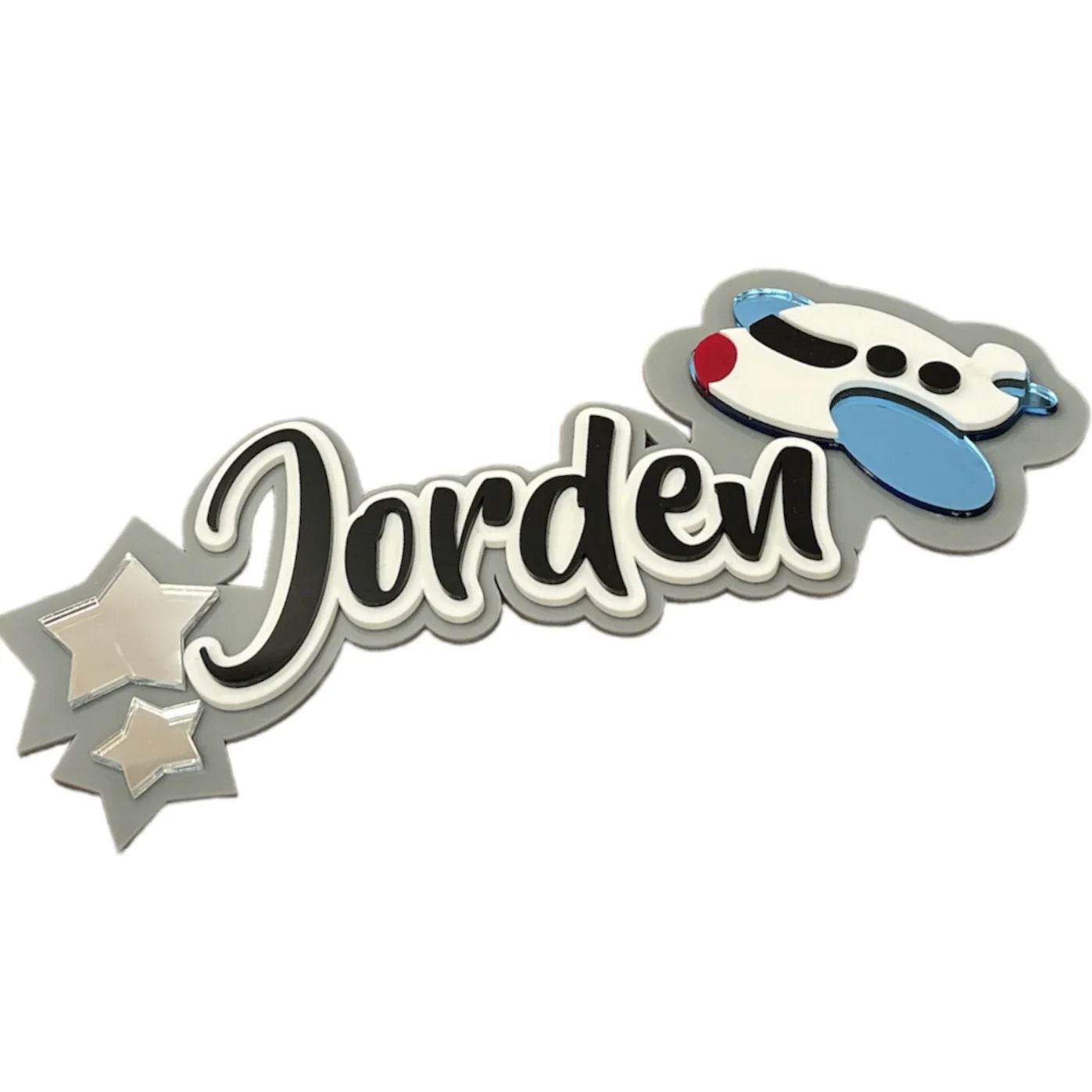 3 Layer Name Plaque - (Upto 10 Letters)