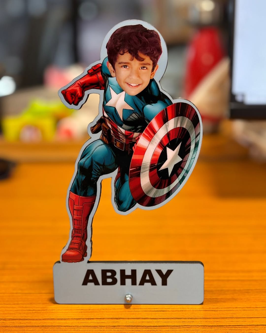 Personalised Unique Caricature Table Stand β Custom Gift for Loved Ones