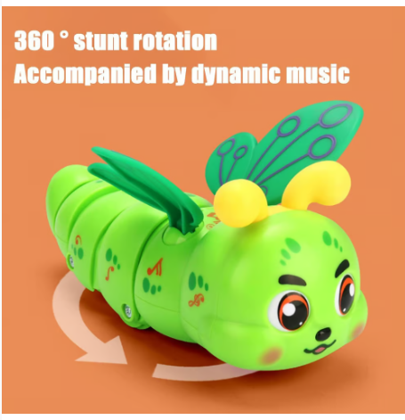360 Degree Rotation Caterpillar Toys