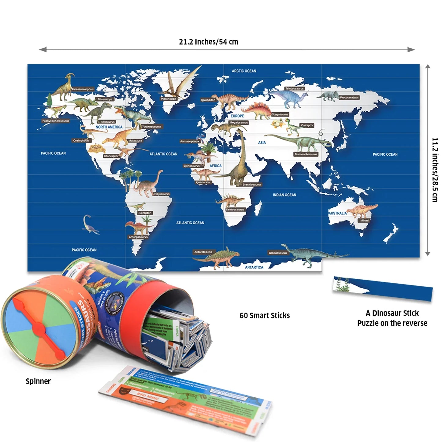 Smart Sticks- Dinosaurs (A Dinosaur Game and Puzzle)