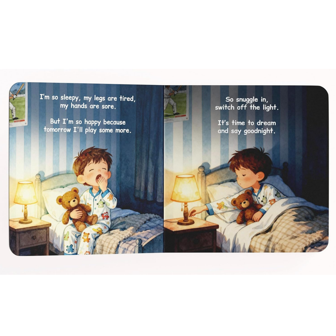 Little Athletes: Little Cricketer – Cricket Board Book for Toddlers