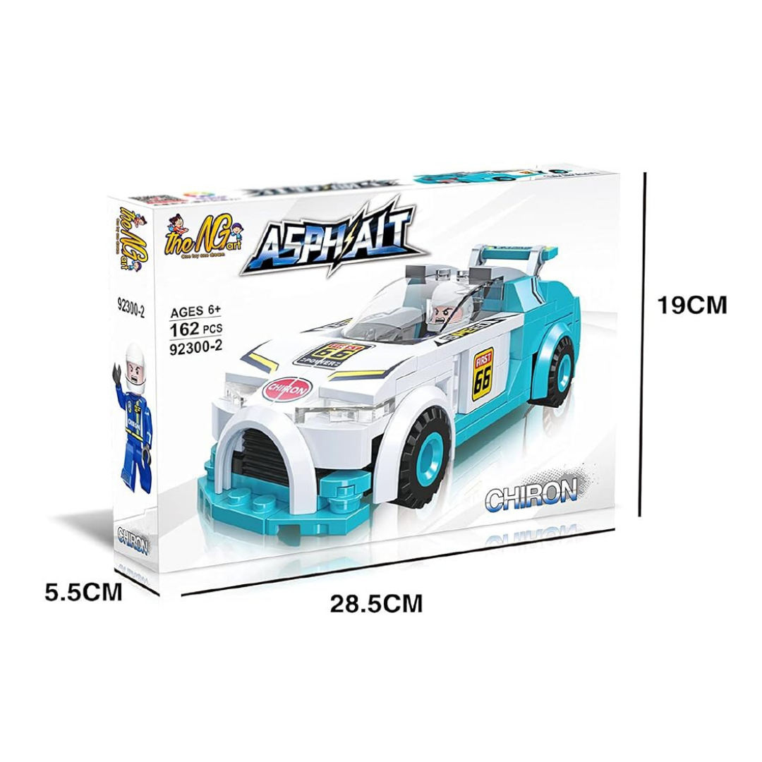 Building Blocks Sports Car | 162 Pieces Construction Toy