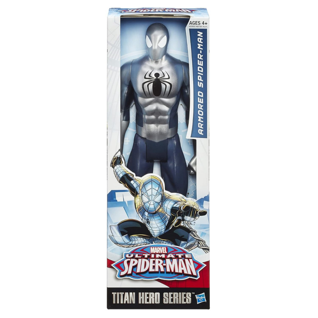 SpiderMan Titan Hero Series Armored Figure - 12 Inches